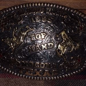Rodeo trophy buckle